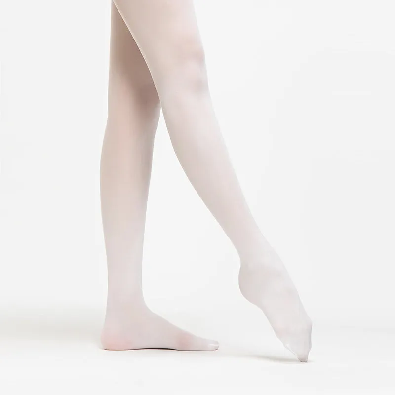 Lot of 5 Sansha T89 Adult Footed  Ballet Dance Tights in Ballet Pink, White and Black