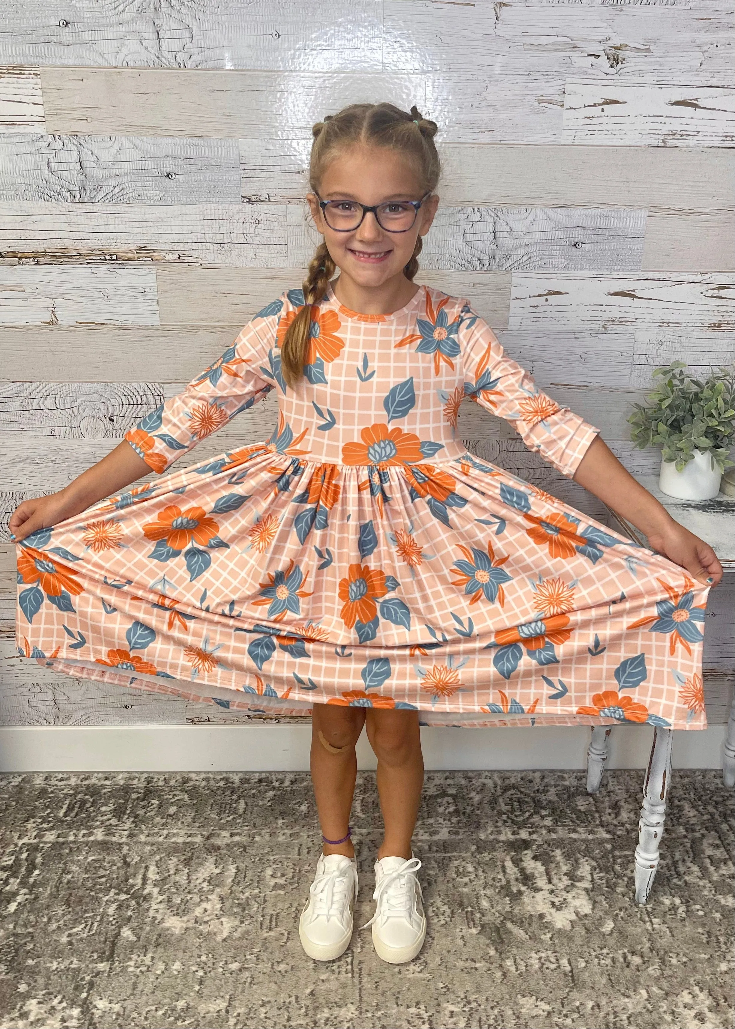 Marigold Twirl Dress