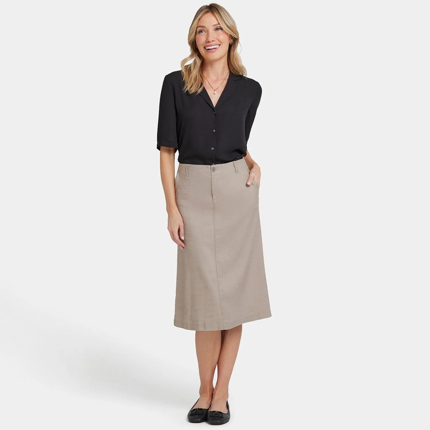 Marilyn A-Line Skirt - Saddlewood