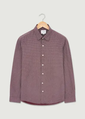 Maxwell Long Sleeve Shirt - Burgundy