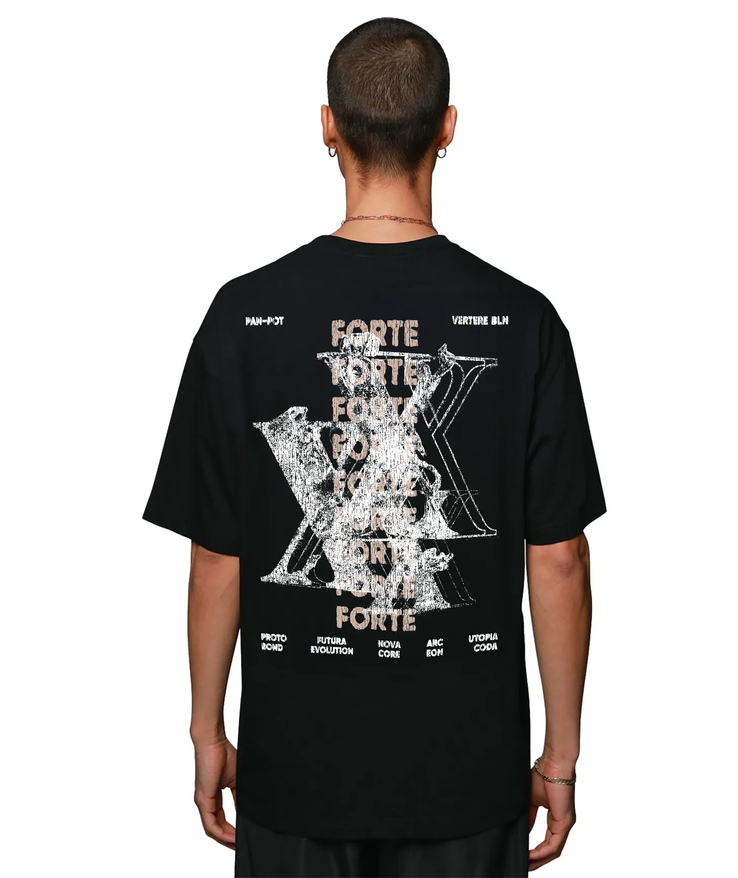 PAN-POT FORTE T-SHIRT - BLACK