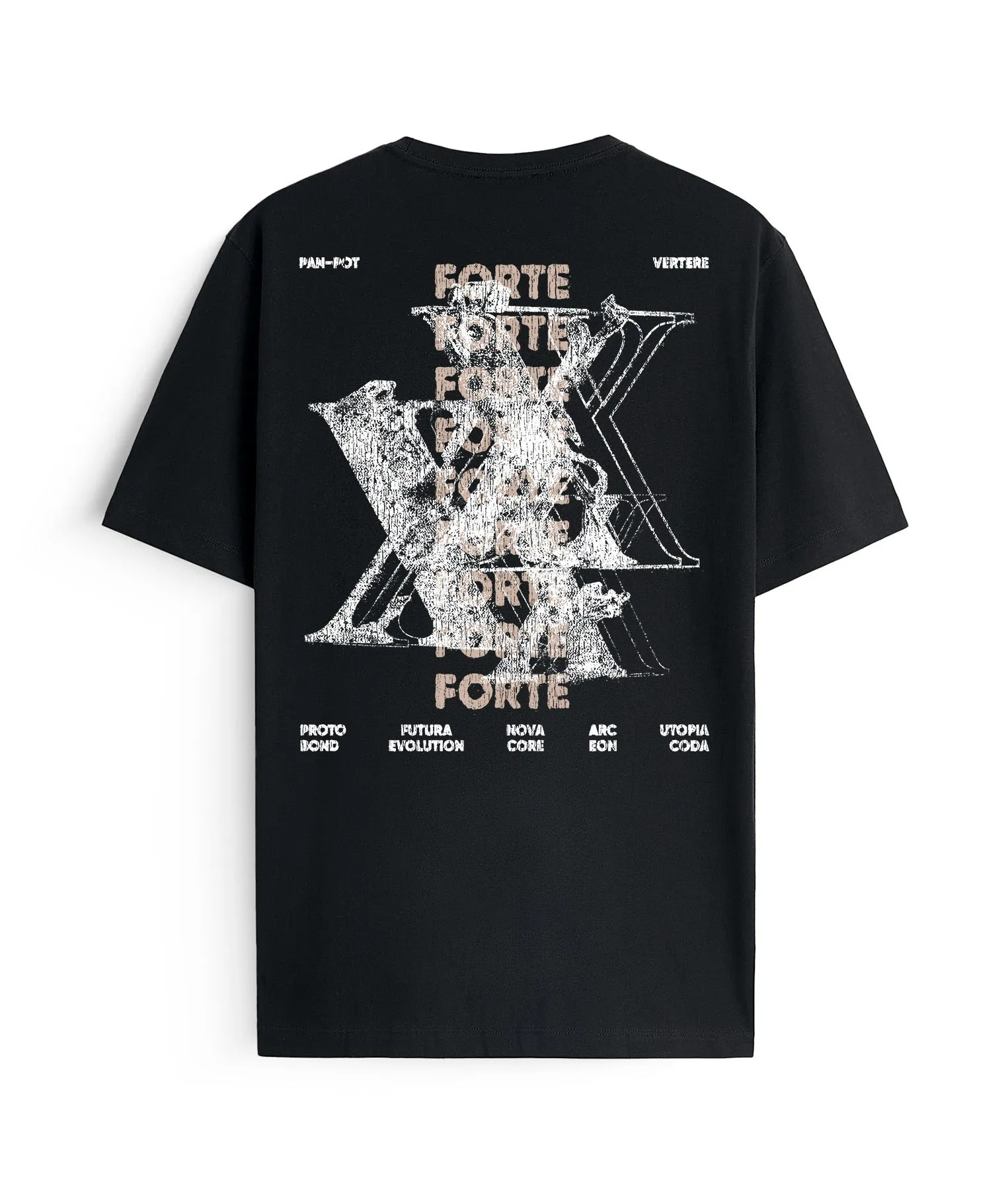 PAN-POT FORTE T-SHIRT - BLACK