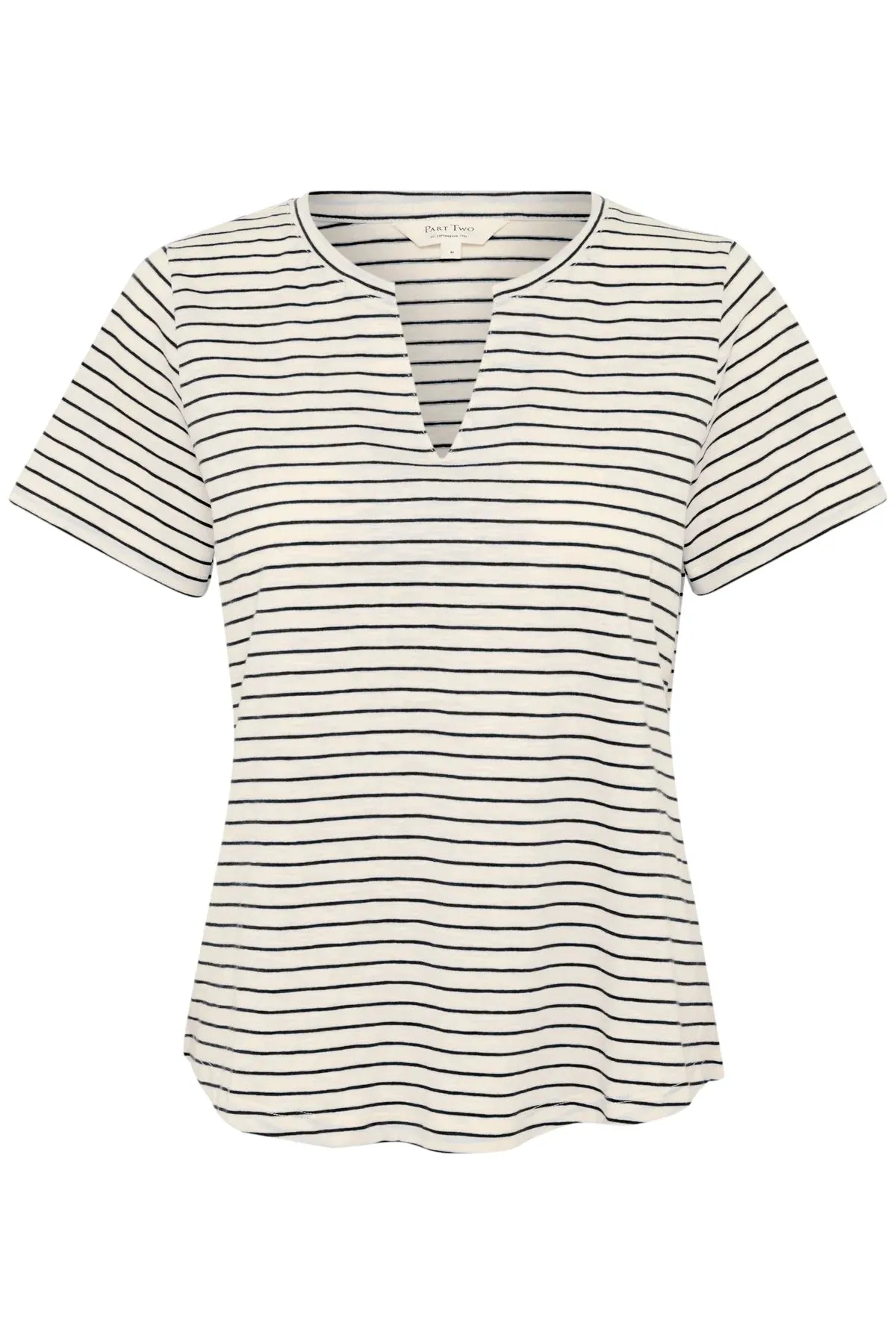 PART TWO GESINAS BLACK STRIPE T-SHIRT