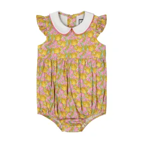 Phoebe Peter Pan Collar Bubble Tropical Garden