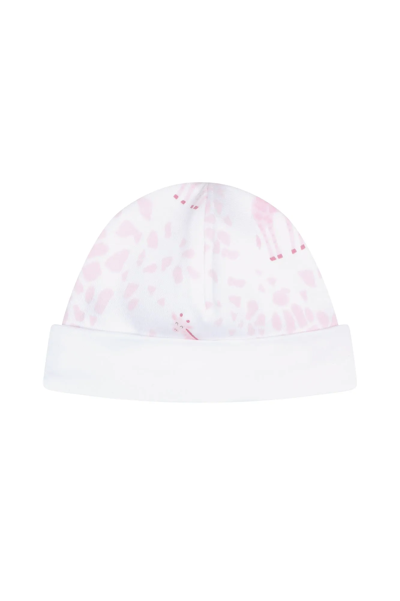 Pink Giraffe Print Hat