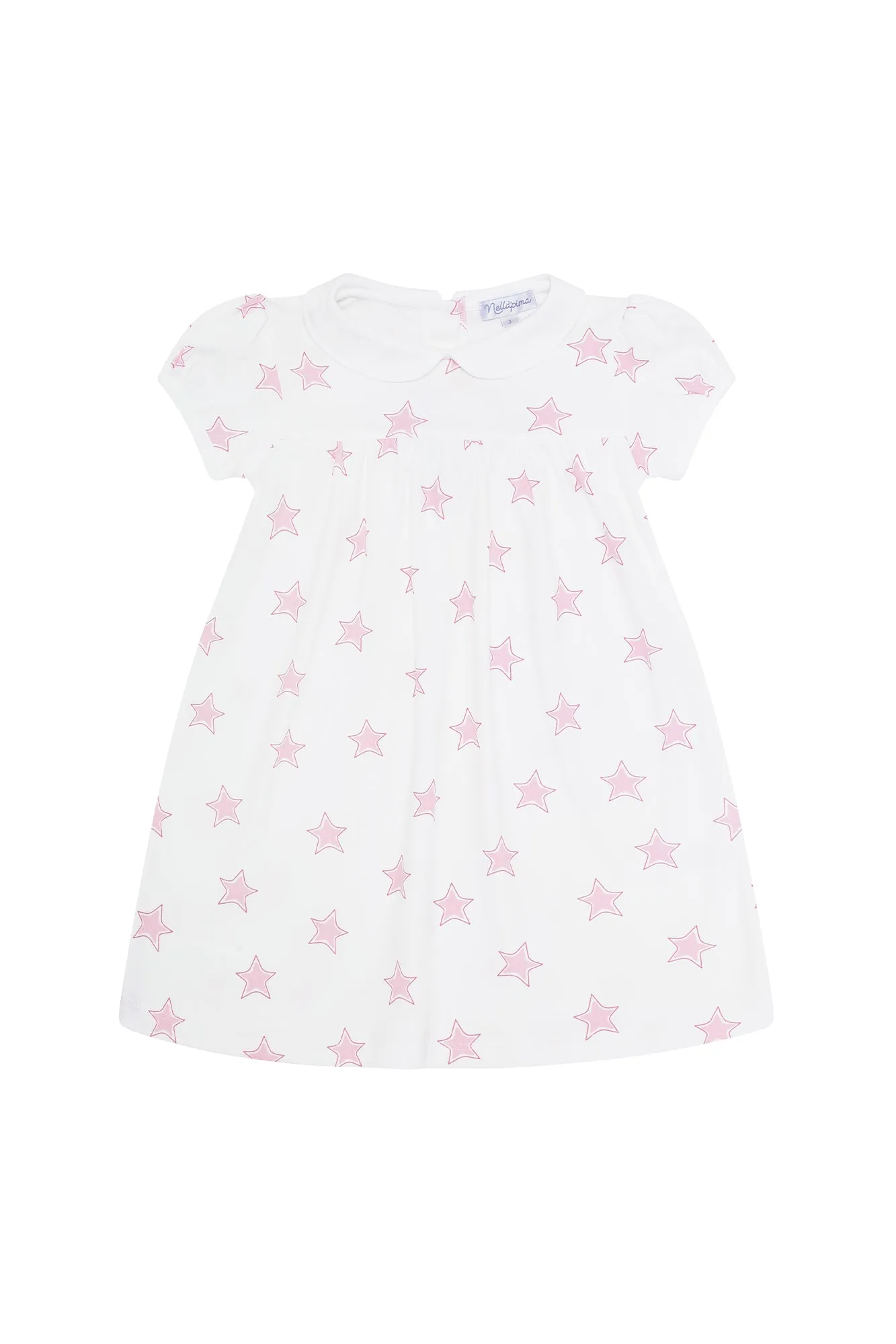 Pink Stars Print Playtime Dress