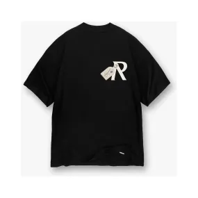 Represent Luggage Tag Tee Jet Black