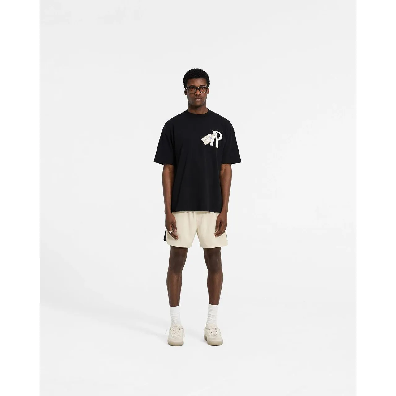 Represent Luggage Tag Tee Jet Black