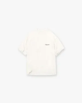 Represent Owners Club Script T-Shirt - Flat White