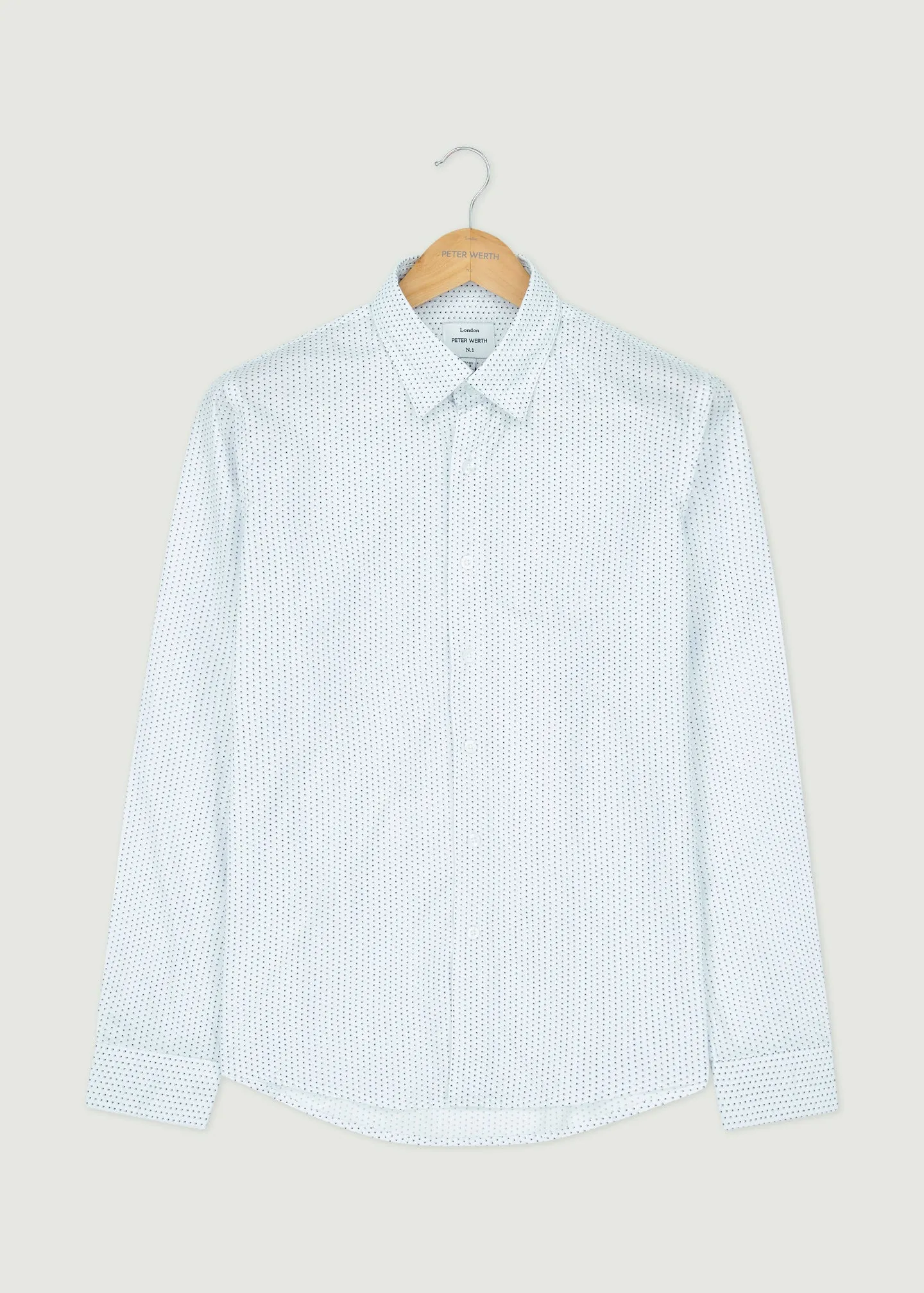 Roman Long Sleeve Shirt - White