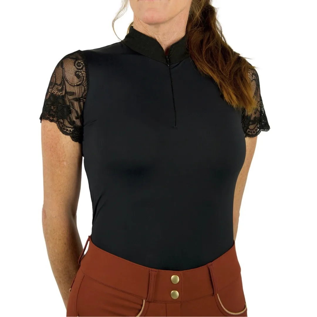 Tara - Short Sleeve Lace Competition Shirt