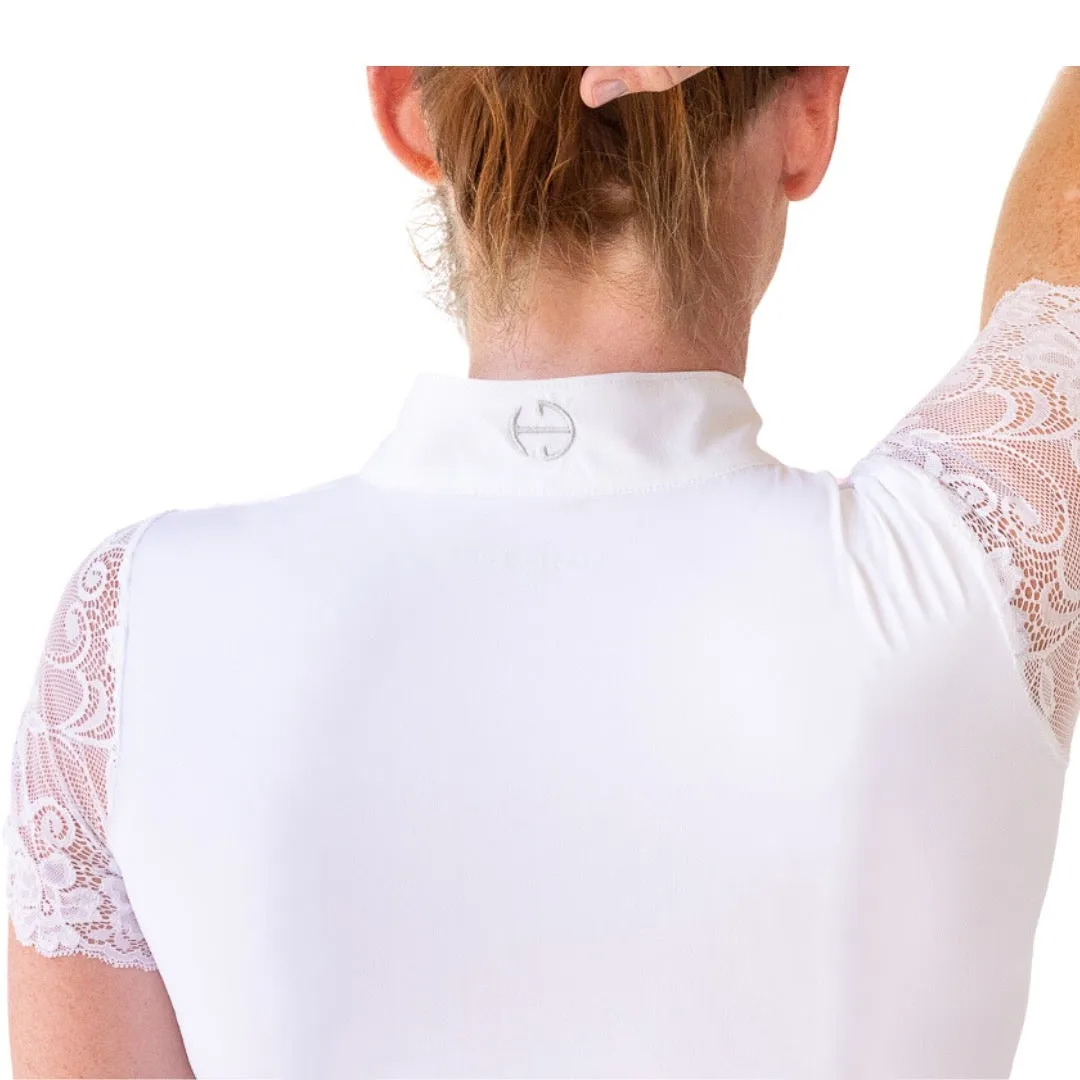 Tara - Short Sleeve Lace Competition Shirt