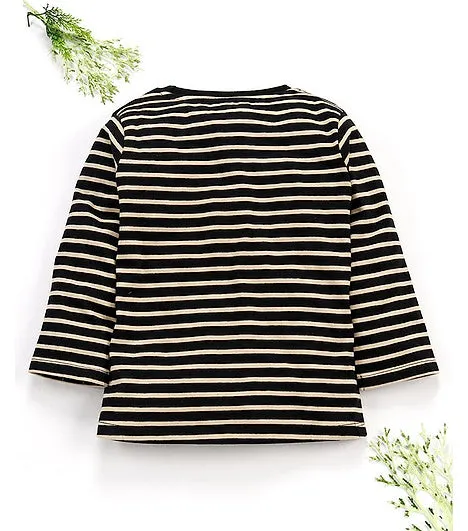 Ventra Girls Striped Heartin Full Sleeve Top