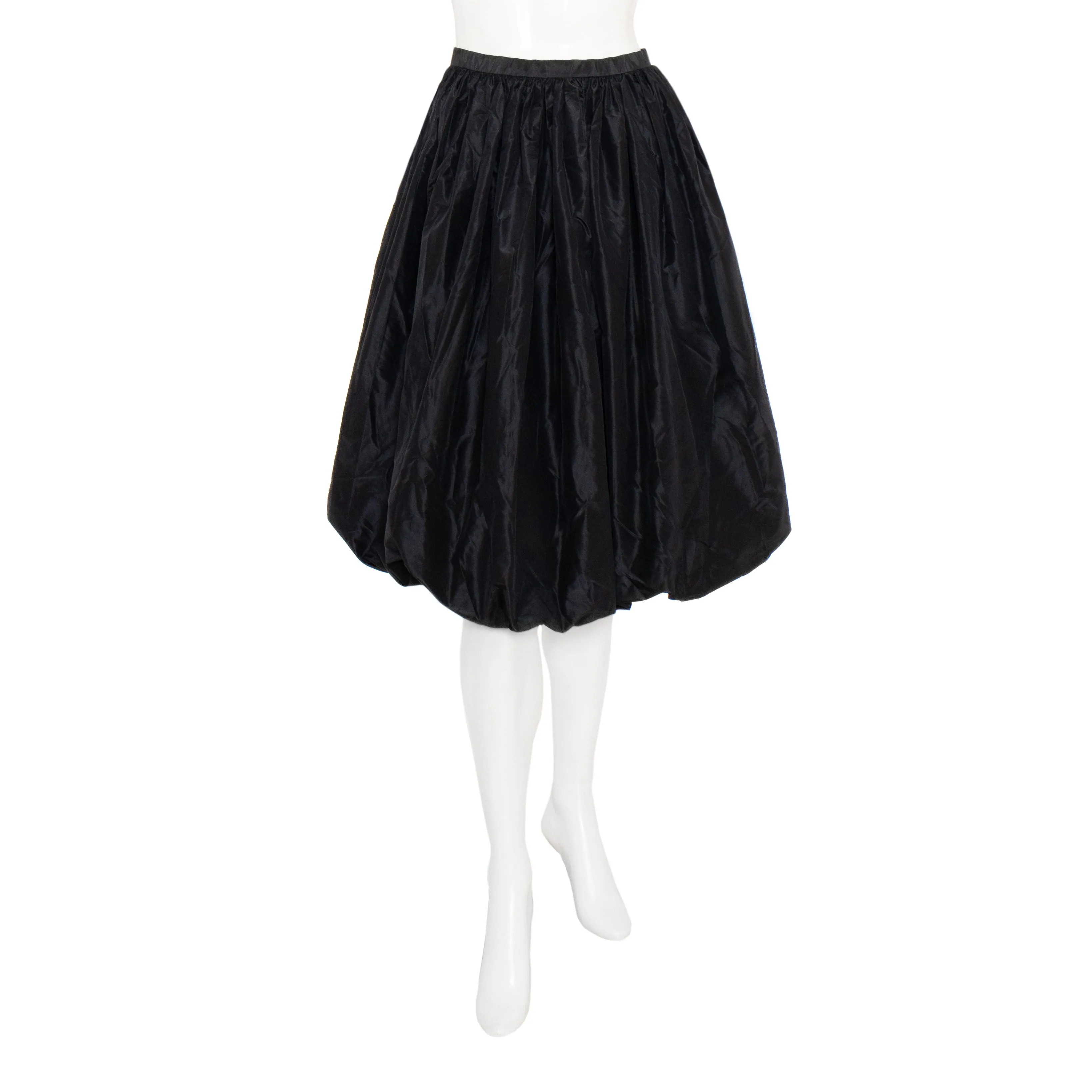 Vintage Black Bulle Bubble Skirt