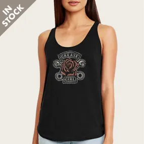 Women's Hot Rod Tank Top "Grease Girl Rose"