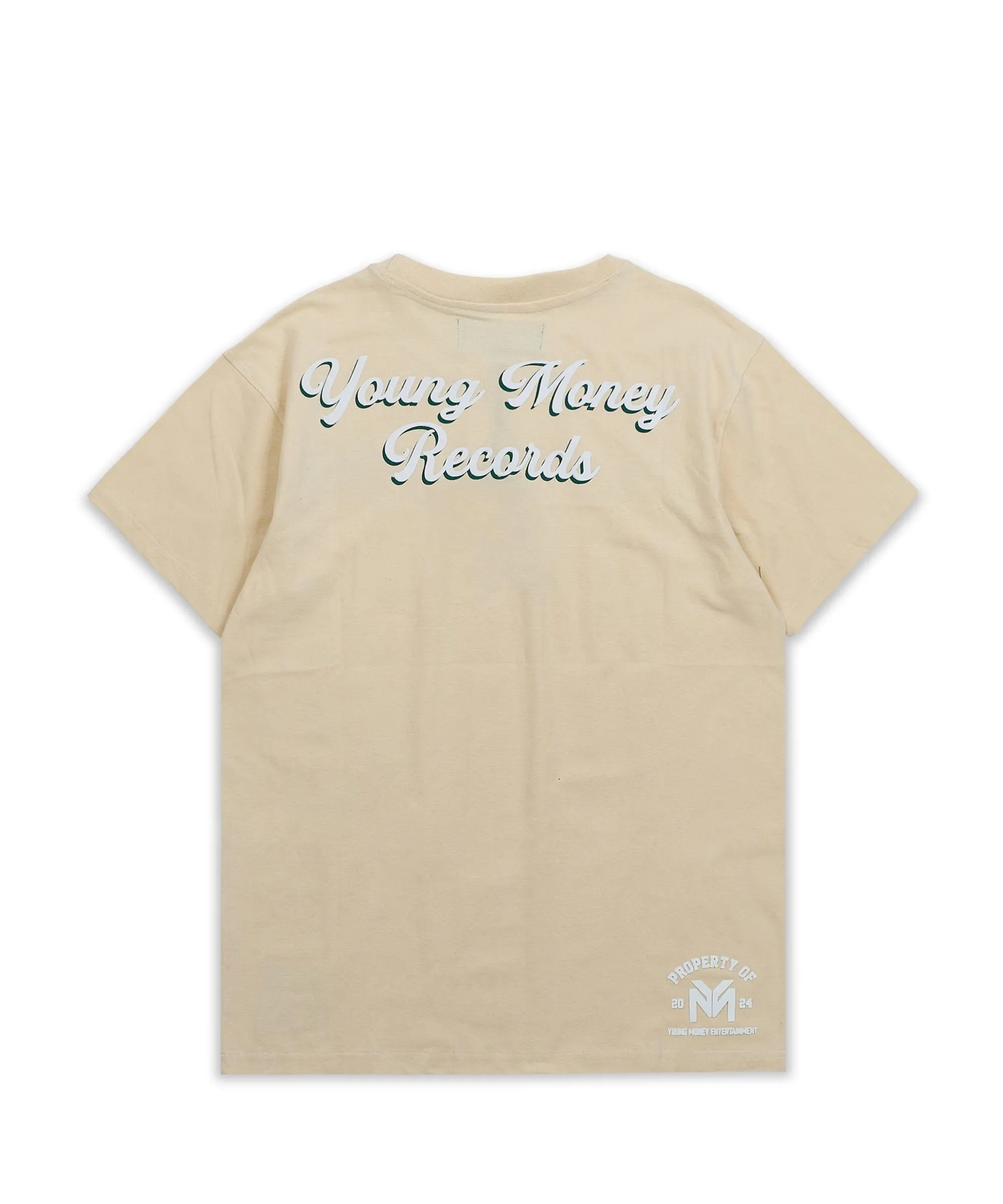 Young Money Records Short Sleeve Tee - Khaki